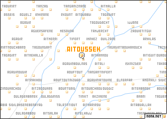 map of Aït Ousseh