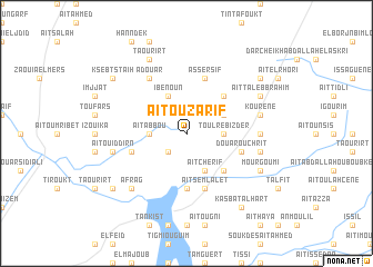 map of Aït Ouzarif