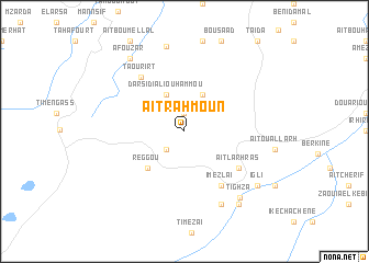 map of Aït Rahmoun