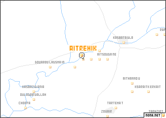 map of Aït Rehik