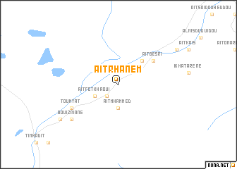 map of Aït Rhanem