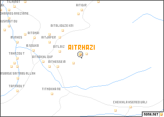 map of Aït Rhazi