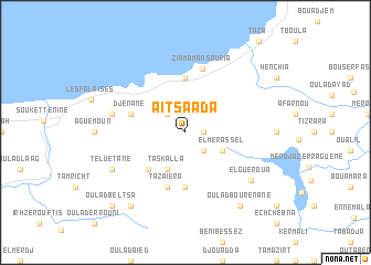 map of Aït Saada