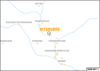 map of Aït Sadane