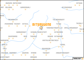 map of Aït Saddene