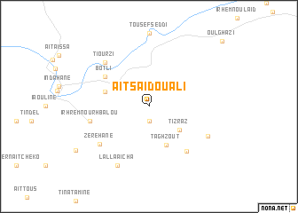 map of Aït Saïd Ou Ali