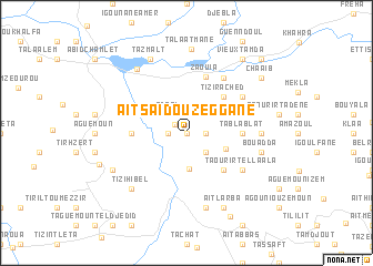 map of Aït Saïd Ou Zeggane