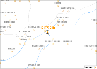 map of Aït Saïd