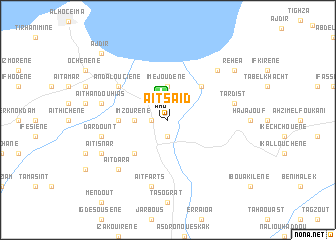 map of Aït Saïd