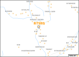 map of Aït Saïd