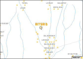 map of Aït Saïd