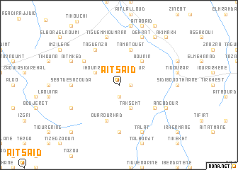 map of Aït Saïd