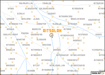 map of Aït Salah