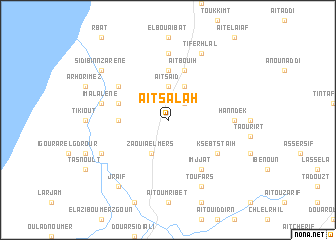 map of Aït Salah