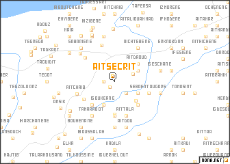 map of Aït Secrit