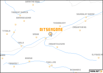 map of Aït Semgane