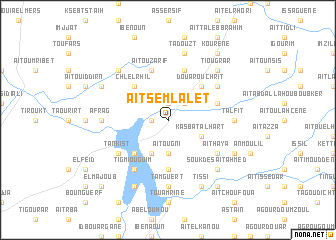 map of Aït Semlalet