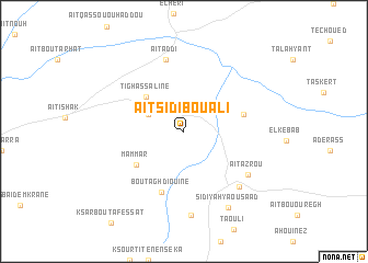 map of Aït Sidi Bou Ali