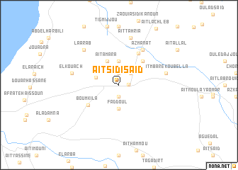 map of Aït Sidi Saïd