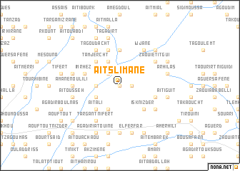 map of Aït Slimane