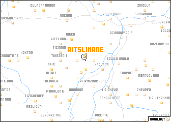 map of Aït Slimane