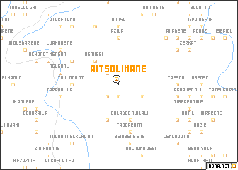 map of Aït Solimane