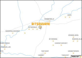 map of Aït Soudane