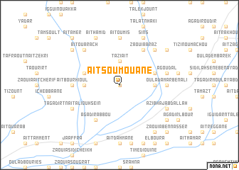 map of Aït Soumouane