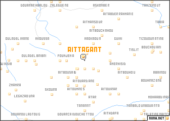 map of Aït Tagant