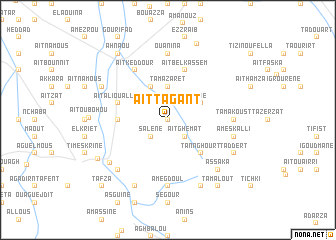 map of Aït Tagant