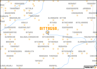 map of Aït Tagsa