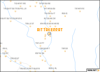 map of Aït Takerrat