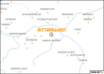 map of Aït Tamajjout