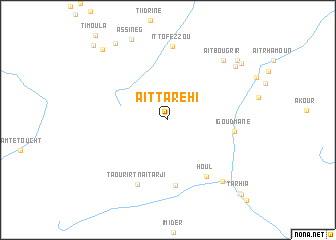 map of Aït Tarehi