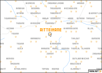 map of Aït Teimane