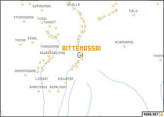 map of Aït Temassaï