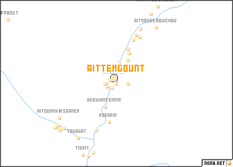 map of Aït Temgount