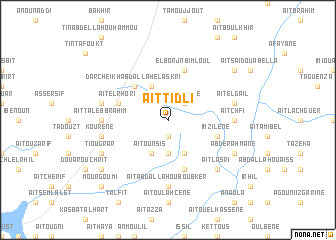 map of Aït Tidli