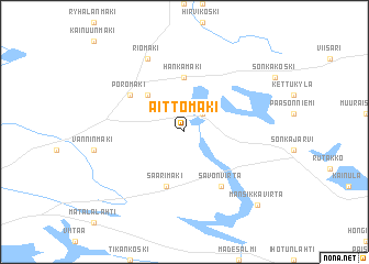 map of Aittomäki