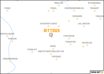 map of Aït Tous