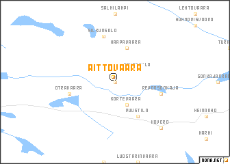map of Aittovaara