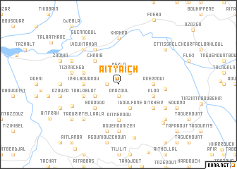 map of Aït Yaïch