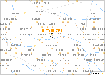map of Aït Yamzel