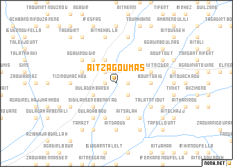 map of Aït Zagoumas