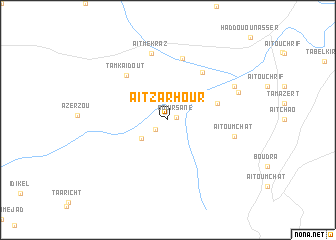 map of Aït Zarhour