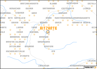 map of Aitzarte