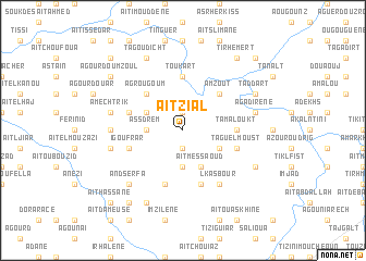 map of Aït Zial