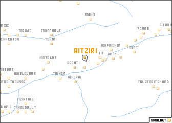 map of Aït Ziri