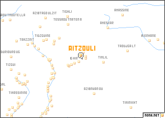 map of Aït Zouli