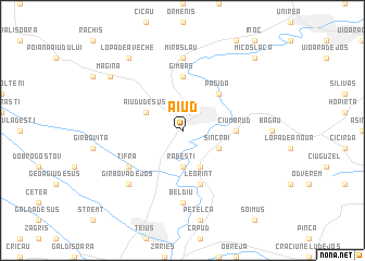 map of Aiud